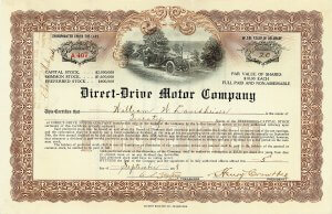 Direct-Drive Motor Company. Gründung 1917. Die Direct Drive Motor Co. baute Automobile unter der Marke Champion (zwischen 1908 und 1923 gab es in den USA gleich drei Automarken mit diesem Namen). Die Fahrzeuge waren als Vier- oder Sechszylinder zu bekommen und galten als langlebige Gebrauchsfahrzeuge.