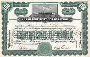 Submarine Boat Corporation. Gegründet 1899 durch John Holland (den großen Mann im U-Boot-Bau der USA) als Electric Boat Company. Nach Holland’s Tod 1915 als “Submarine Boat Corporation” reorganisiert.